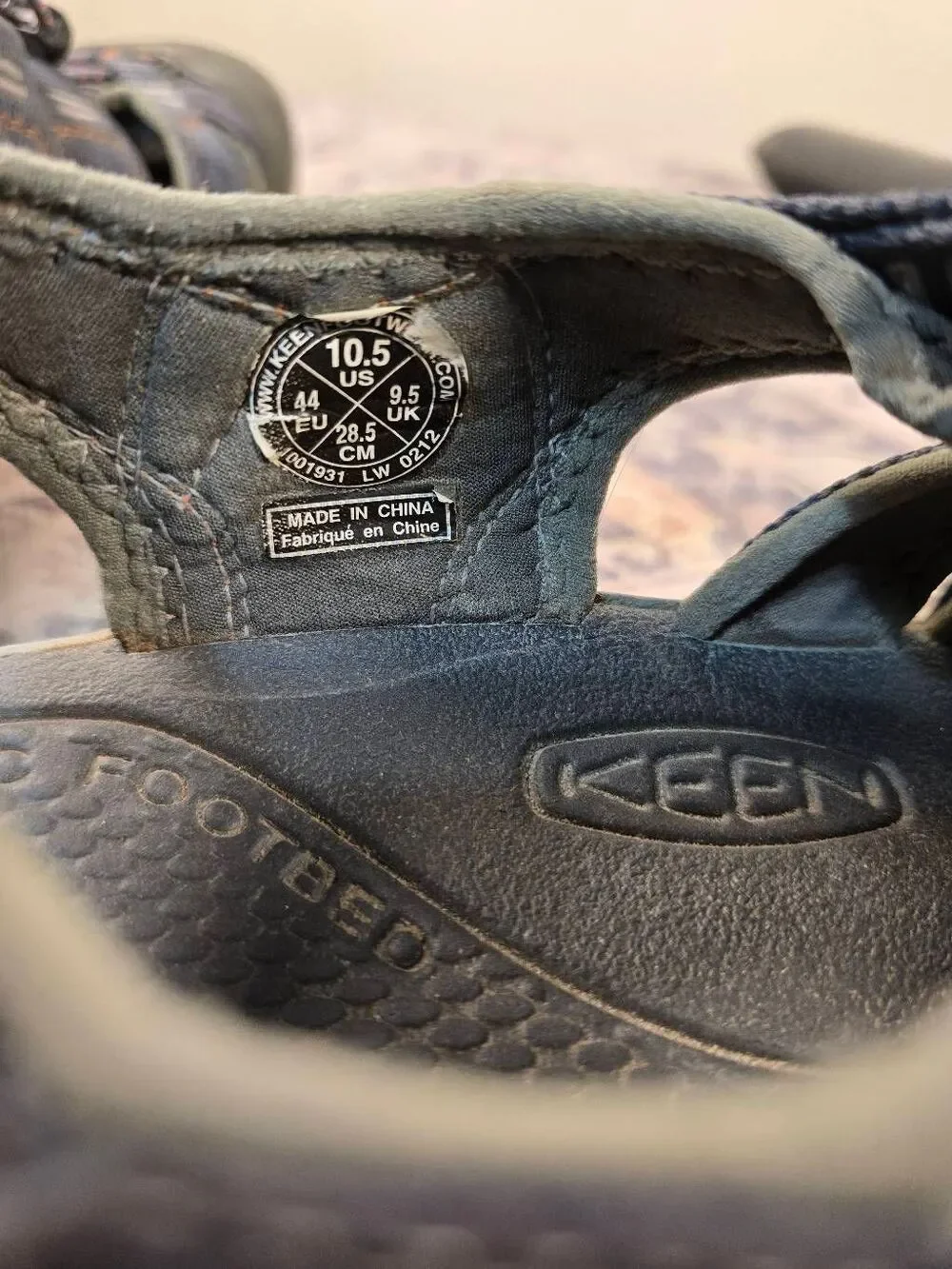 Keen Newport H2 Hiking Trail Shoe Closed Toe Blue 10.5 Fisherman Sandals
